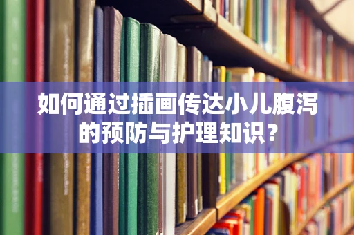 如何通过插画传达小儿腹泻的预防与护理知识？