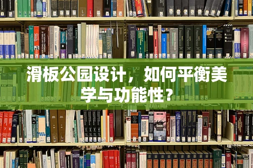 滑板公园设计，如何平衡美学与功能性？