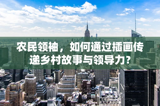 农民领袖，如何通过插画传递乡村故事与领导力？