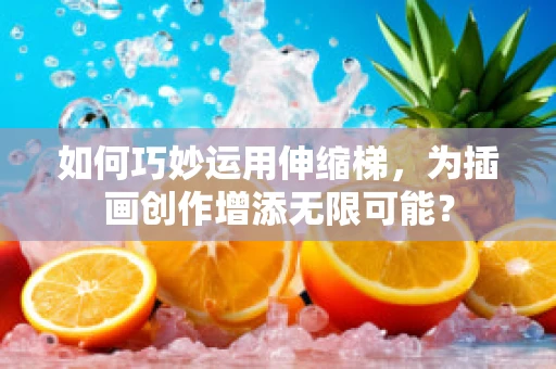 如何巧妙运用伸缩梯，为插画创作增添无限可能？