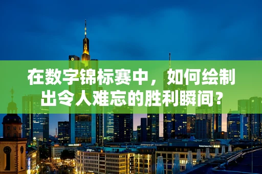 在数字锦标赛中，如何绘制出令人难忘的胜利瞬间？