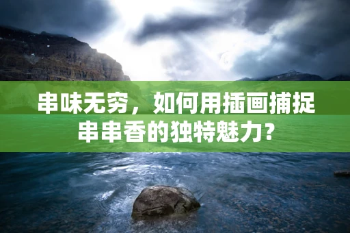 串味无穷，如何用插画捕捉串串香的独特魅力？