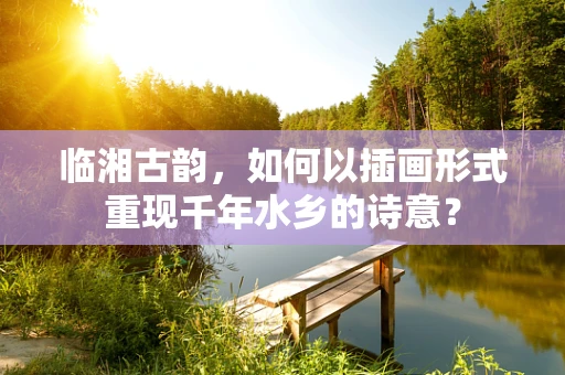 临湘古韵，如何以插画形式重现千年水乡的诗意？