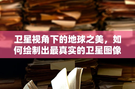 卫星视角下的地球之美，如何绘制出最真实的卫星图像插画？