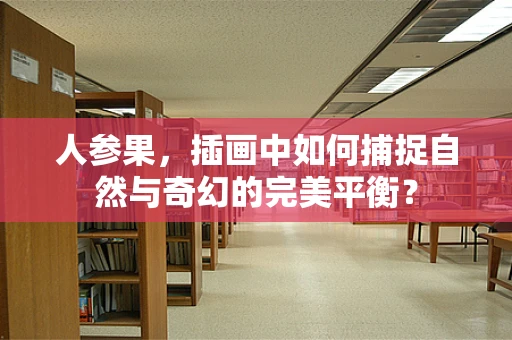 人参果，插画中如何捕捉自然与奇幻的完美平衡？