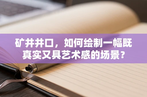 矿井井口，如何绘制一幅既真实又具艺术感的场景？