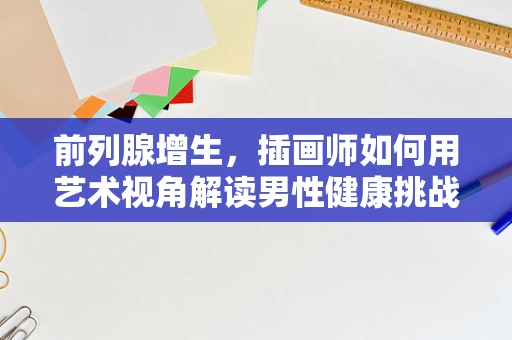 前列腺增生，插画师如何用艺术视角解读男性健康挑战？