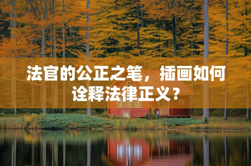 法官的公正之笔，插画如何诠释法律正义？