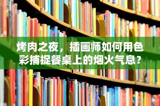 烤肉之夜，插画师如何用色彩捕捉餐桌上的烟火气息？