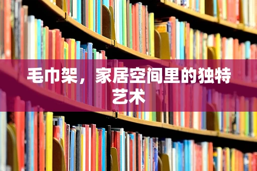 毛巾架，家居空间里的独特艺术